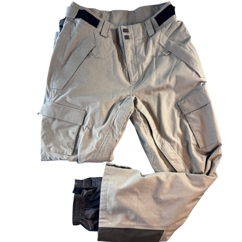 Columbia Titanium Omni-Tech Mens‎ Gray Ski Snowboard Pants Cargo XM8462 Medium